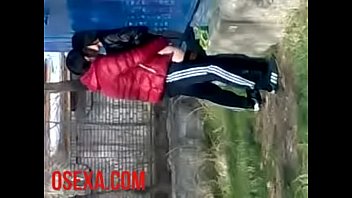 Iranian woman was not shy and fucked a man in the park