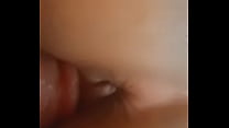Iranian guy films close-up penetration of a girl's pussy